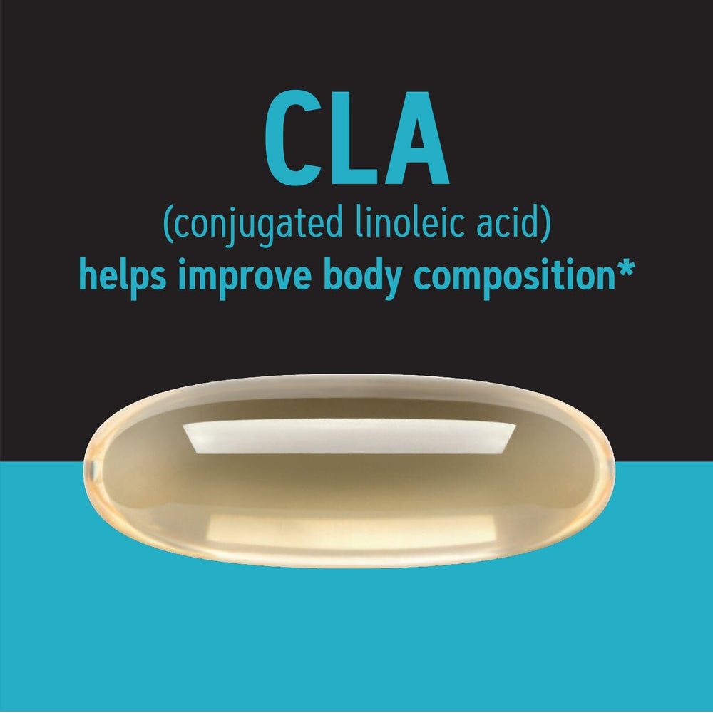 GNC Total Lean CLA 90 softgels bottle on shelf