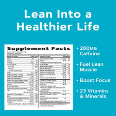 GNC Total Lean Lean Shake Burn scoop illustrates protein-packed serving.