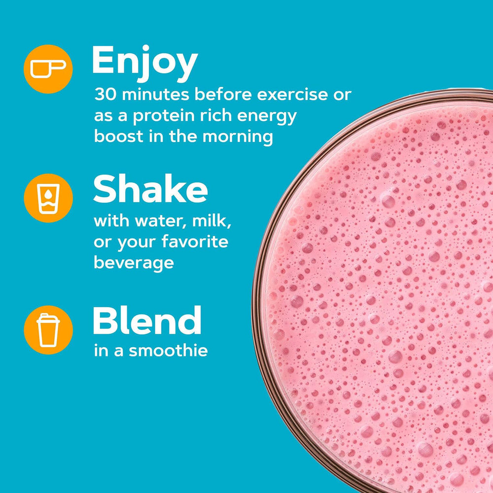 Scoop of Lean Shake Burn with glass of shake