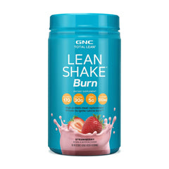 GNC Total Lean Lean Shake Burn bottle front for convenient meal replacement.