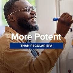 Front label of GNC Triple Strength EPA 1000 Mini showing 1000mg EPA per serving