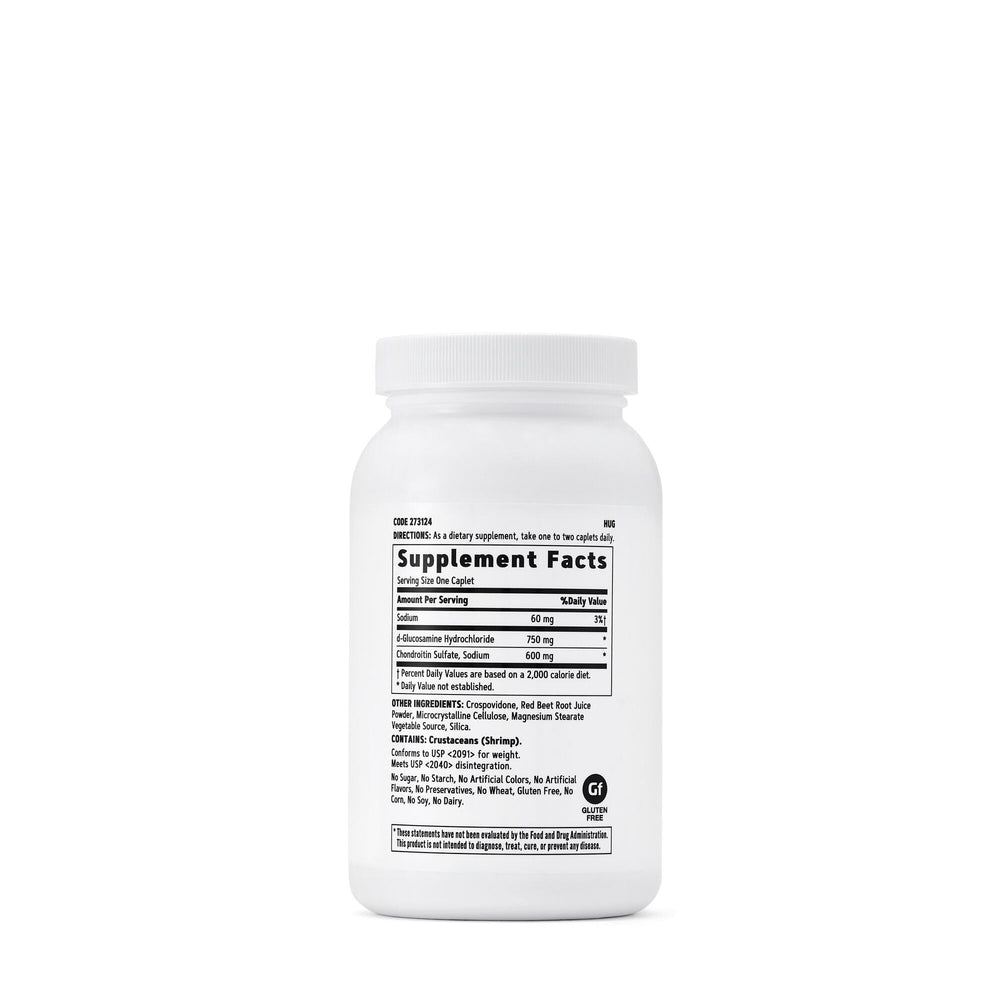 Caplets of GNC Glucosamine Chondroitin 750mg/600mg