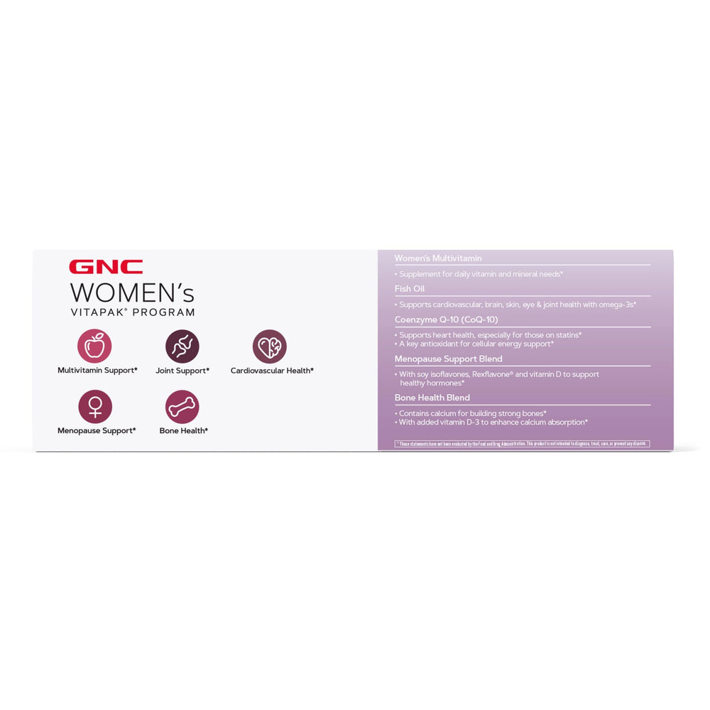 Label with product name and vitamins