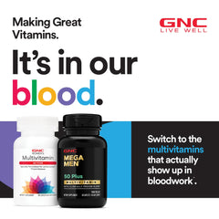 Packaging of GNC Women's Active Multivitamin Without Iron with nutritional details