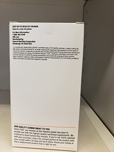 Twin pack packaging with GNC branding and benefits