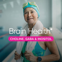 Graphic showing brain function support