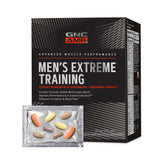 GNC AMP Men’s Extreme Training Vitapak packaging and bottles