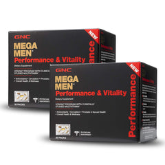 GNC Mega Men Performance Vitality - 30 Packs Vitapak program