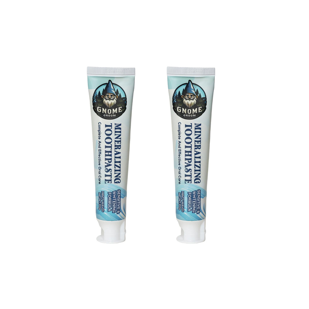 Packaging of Gnome Groom Mineralizing Toothpaste 100g