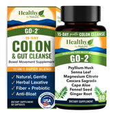 GO-2 Colon Cleanse 60-count hero image with bottle