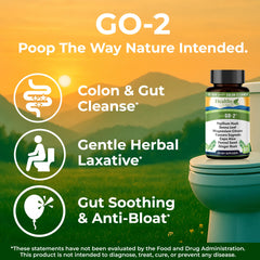 Illustration of GO-2 gut cleanse for men and women