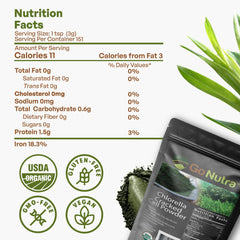 Nutritional benefits icons on Go Nutra packaging