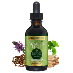 Go Nutrients Adrenal Edge bottle front label