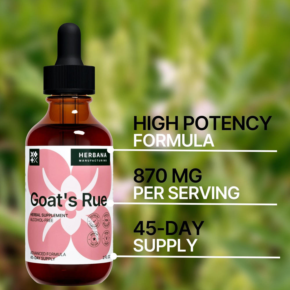 Goat's Rue Liquid Extract 2 oz ingredients panel