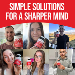 GOBIOTIX Focus packaging and capsule bottle on white background