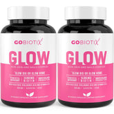 Bottle of GOBIOTIX Hair Skin Nails supplement – 60 servings