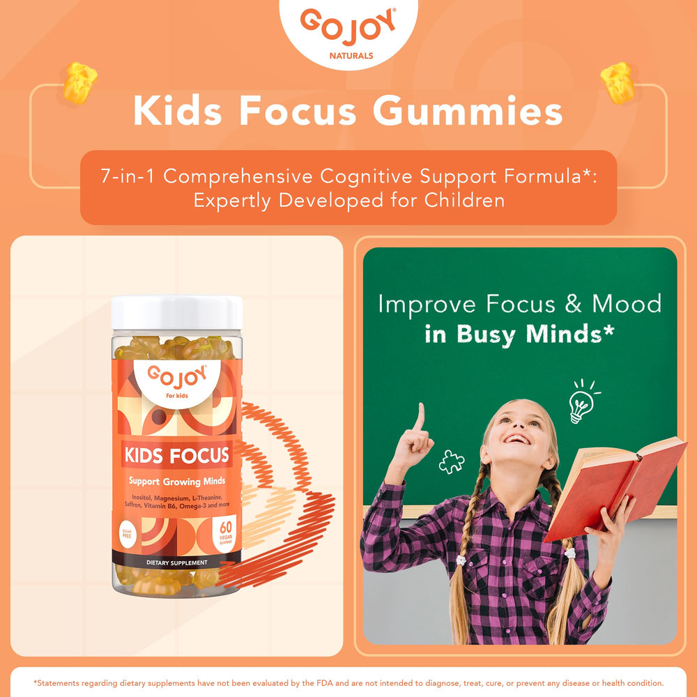 GOJOY NATURALS close-up of individual gummies with texture visible, emphasizes chewable ease