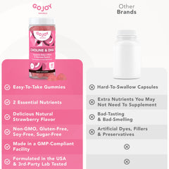 Strawberry flavored vegan prenatal gummies for pregnancy care