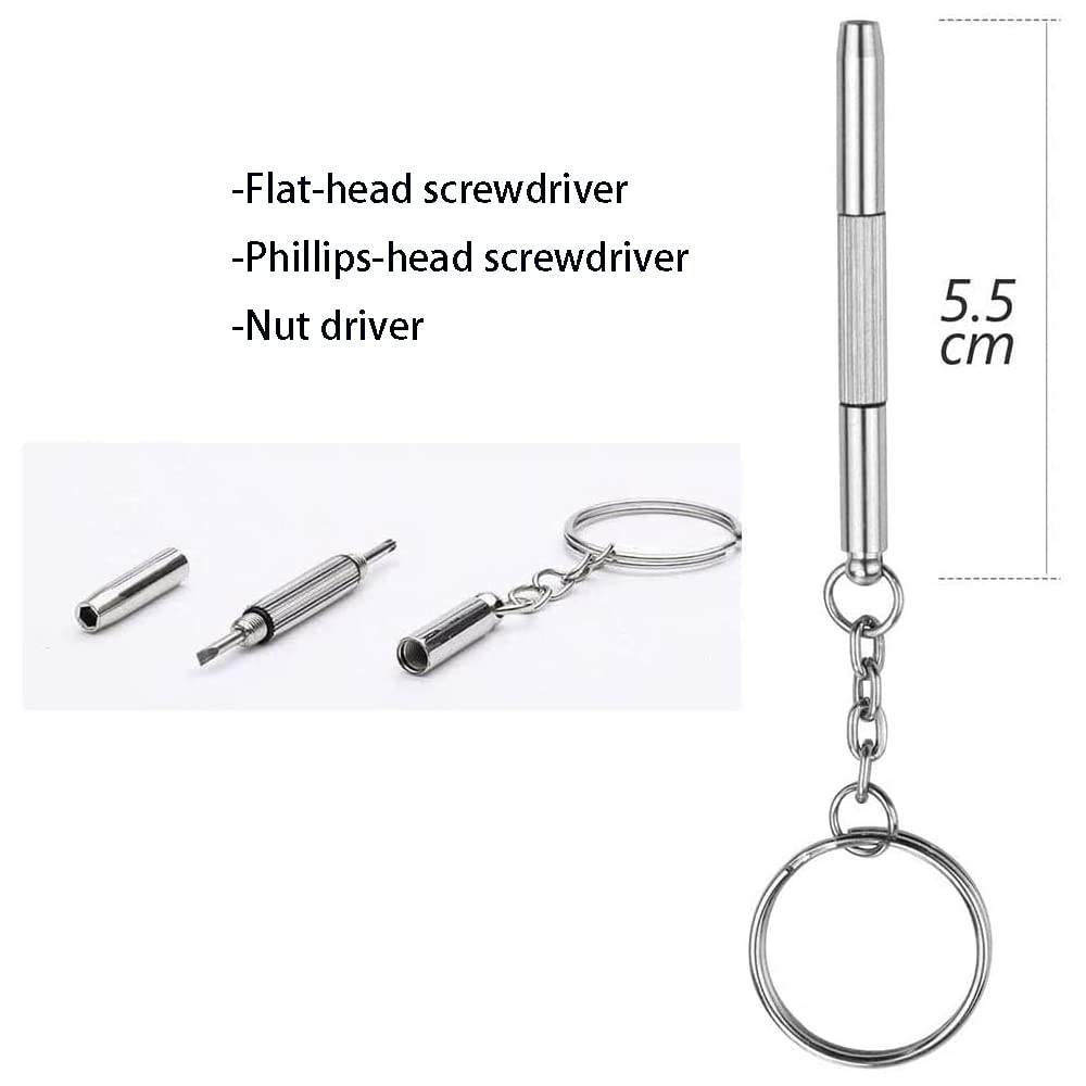 Multi-glasses temple arms in stainless steel and acetate