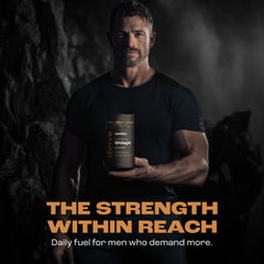 Gold Shilajit Gummies bottle on desk