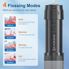 Device showing four modes and DIY 30-120 psi