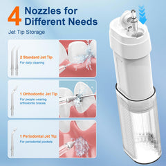 IPX7 waterproof GOLDANT portable water flosser