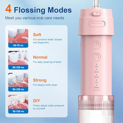 Includes 2 standard nozzles, 1 periodontal, 1 orthodontic nozzle