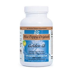 Golden Qi 60 capsules, 500 mg each - Blue Poppy packaging