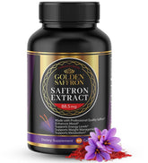 Bottle of Golden Saffron Extract Capsules with 60 capsules