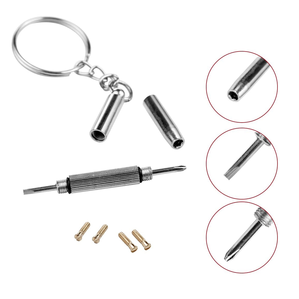 Golden screwdriver included with Ray-Ban screws repair kit