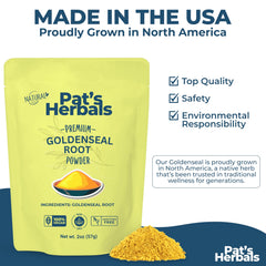 Goldenseal powder packaging