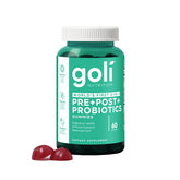Goli Pre+Post+Probiotics Gummies bottle with label