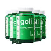 Goli SuperGreen Vitamin Gummy bottle front view