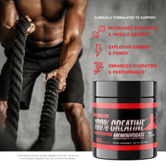 Goliath Labs Creatine Monohydrate powder jar 300g