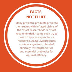 GoLive is non-GMO, gluten-free, soy-free, nut-free, yeast-free and vegetarian