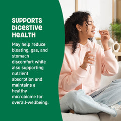 Vegan, allergen-free label on GoodBelly bottle