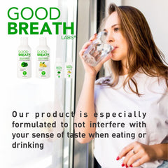 Goodbreath 3-pack packaging of mint mouthwash