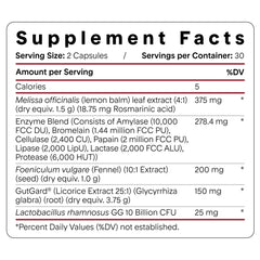 Two purple, carrot-colored capsules in bottle