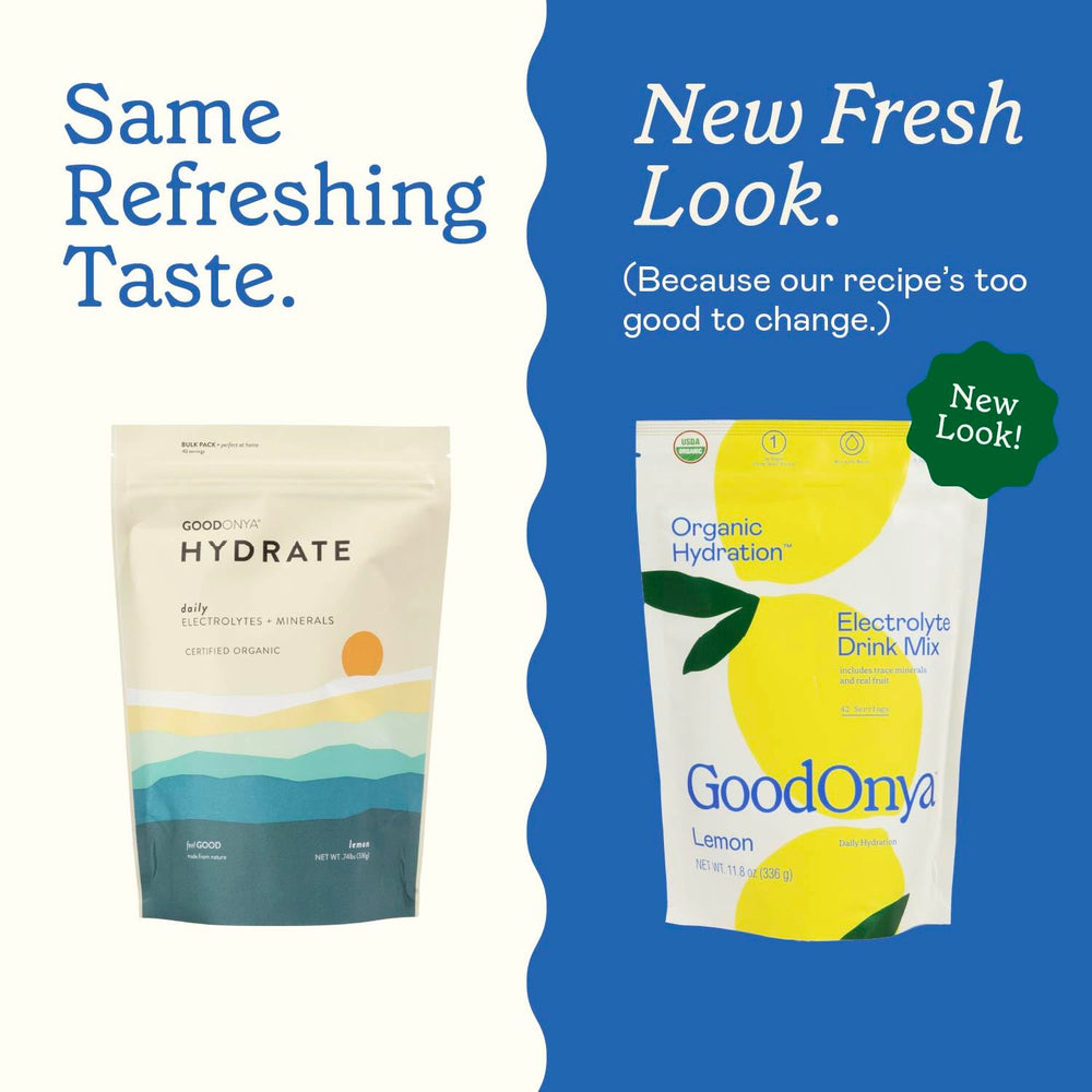 Label highlights Organic, Non-GMO, Glyphosate Free certifications