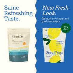 Label highlights Organic, Non-GMO, Glyphosate Free certifications