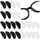 Transparent Gorgecraft 1.5mm silicone nose pads for eyeglasses (24 pieces)