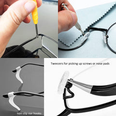 Phillips and flat-head screwdrivers with a 3-in-1 keychain screwdriver