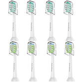 GottaShine Philips Sonicare Click-On replacement heads white 8-pack packaging front