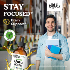 Label showing 500 mg gotu kola per serving