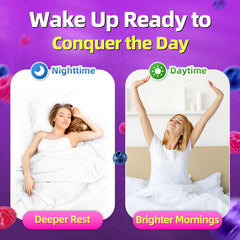 Gluten-free, non-GMO melatonin gummies with passion flower, chamomile and saffron