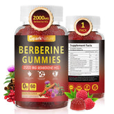 Front view of GparkNature Berberine Gummies bottle