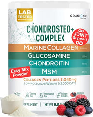 Granions Glucosamine Chondroitin MSM Powder Wild Berry bottle