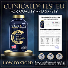 USA-made non-GMO gluten-free collagen capsules