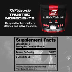 Granite L-Glutamine powder dissolving in water