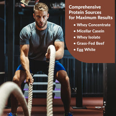 Granite Nutrition protein powder with scoop ready for a post-workout shake.